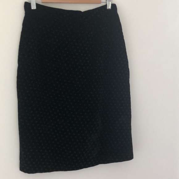 Sz 12 Femme de Carriere Velvet Pencil Skirt - Picture 2 of 5